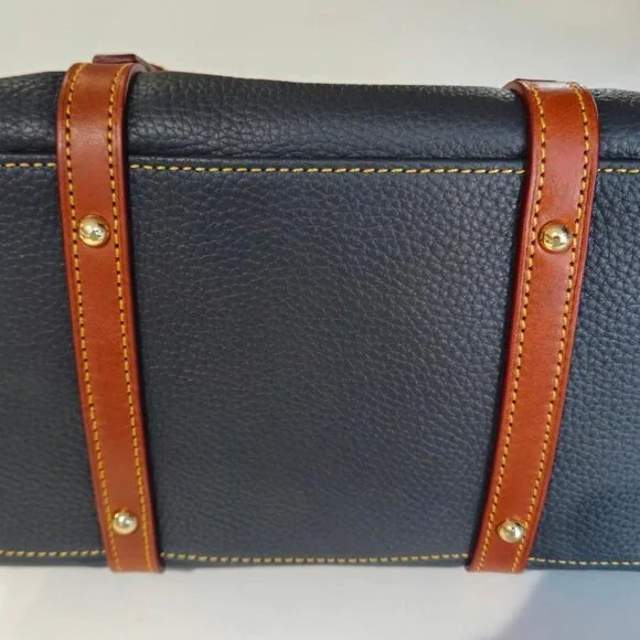 Dooney & Bourke Dark Grey Domed Satchel Bag - Picture 5 of 13